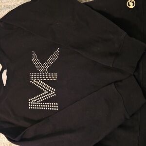Michael kors black sweatshirt top